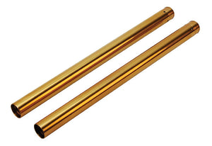 GP SUSPENSION TI-NITRATE/GOLD 24 7/8" FORK TUBES MODIFIED FOR USE WITH GP SUSPENSION 25MM CARTRIDGE KIT