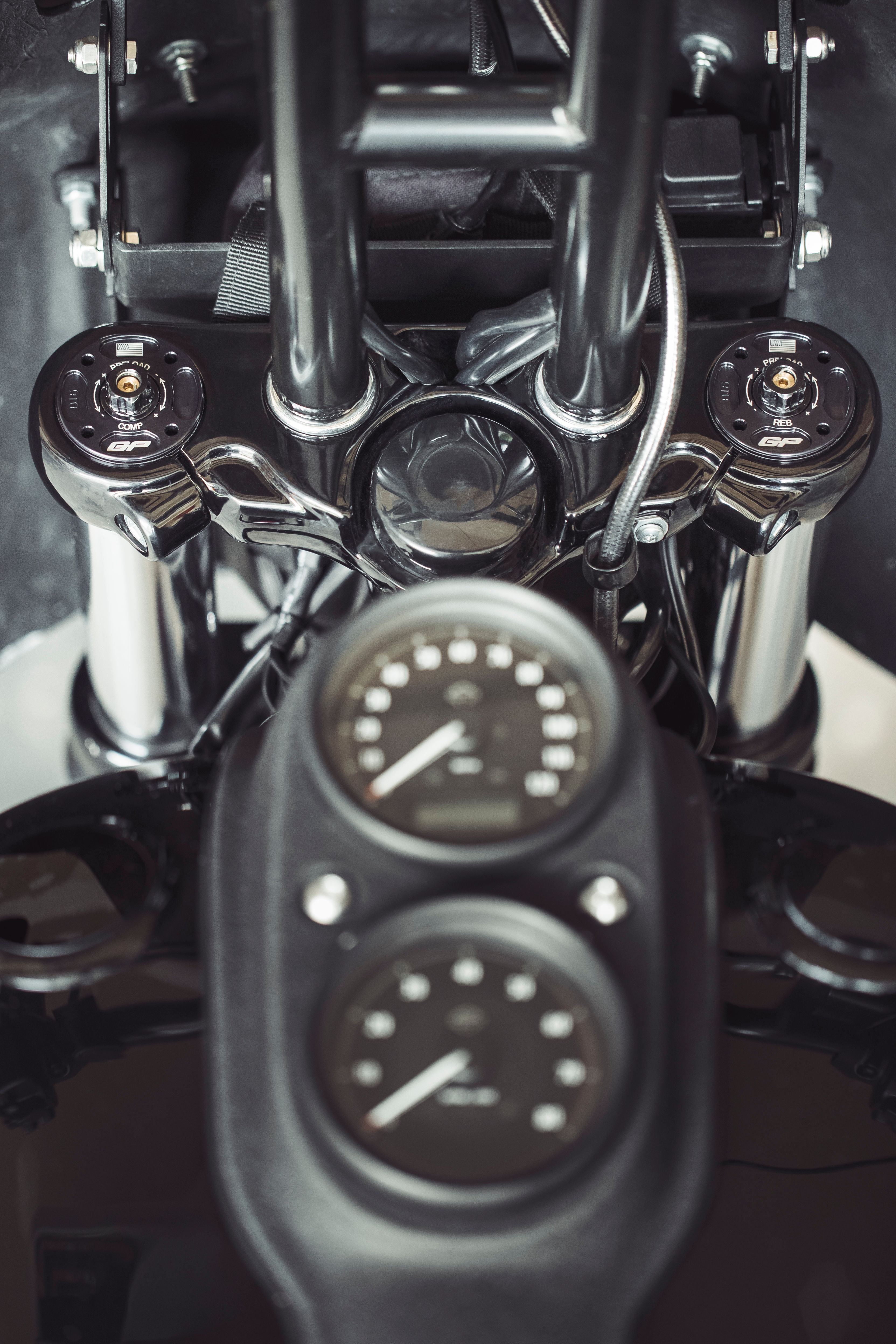 GP Suspension 25mm Cartridge Kit for HD Sportglide 2018-2024