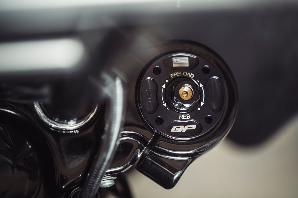 GP Suspension, 25mm Cartridge Kit for HD Softail Models: Lowrider, Deluxe, Heritage Classic, Breakout, Streetbob and Slim