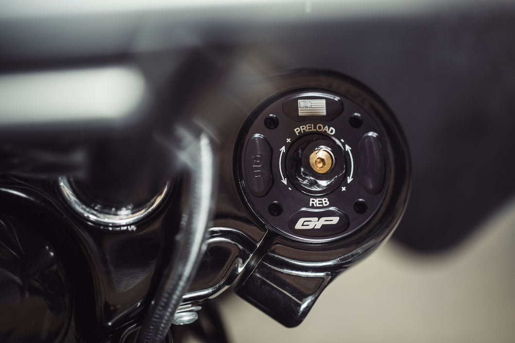 GP Suspension 25mm Cartridge Kit for HD Sportglide 2018-2024